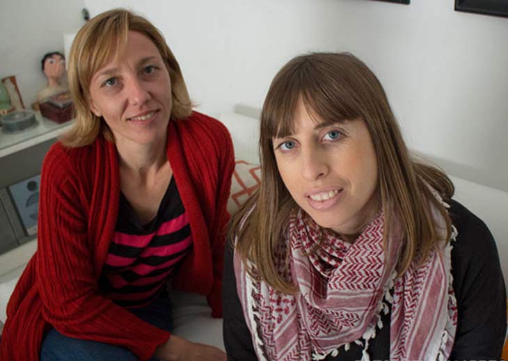 Las periodistas e investigadoras Alicia Beltrami y Fernanda Nicolini.