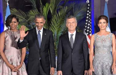 Con Macri, Obama se animo a venir.