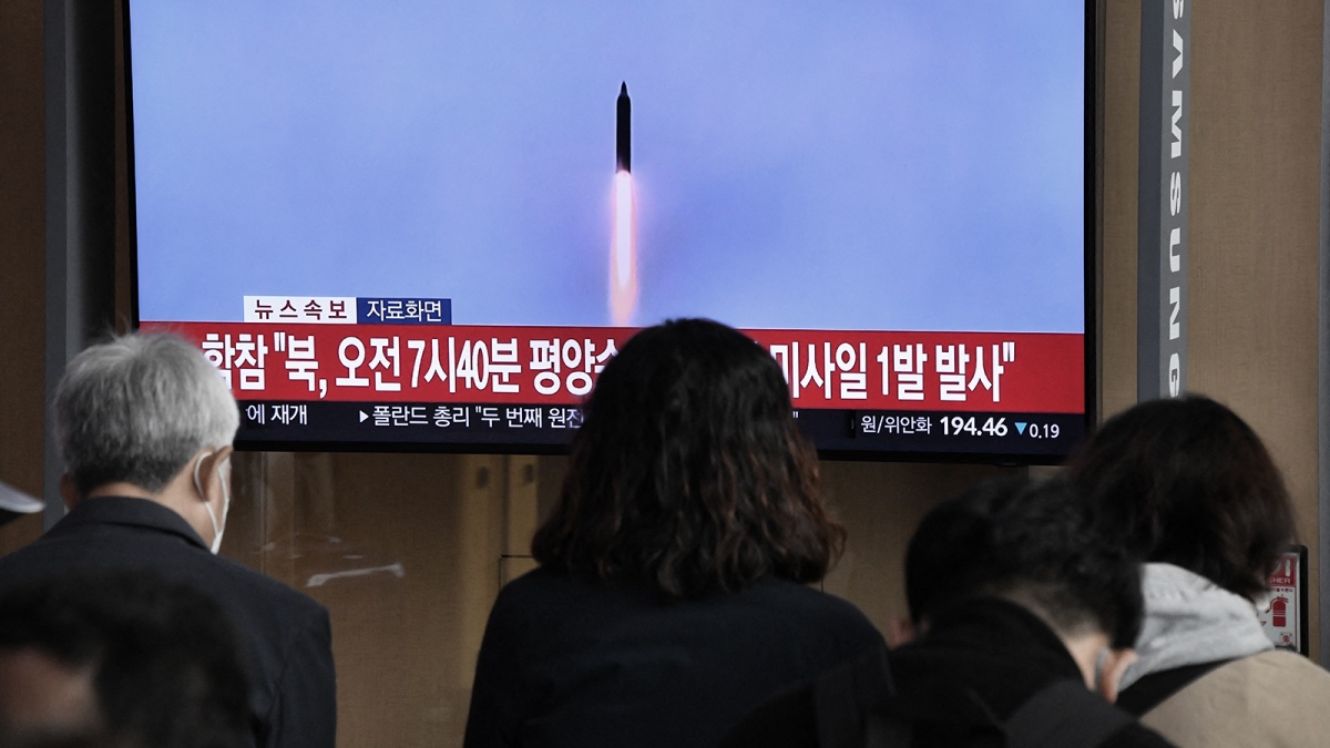 Corea del Norte misil lanzamiento