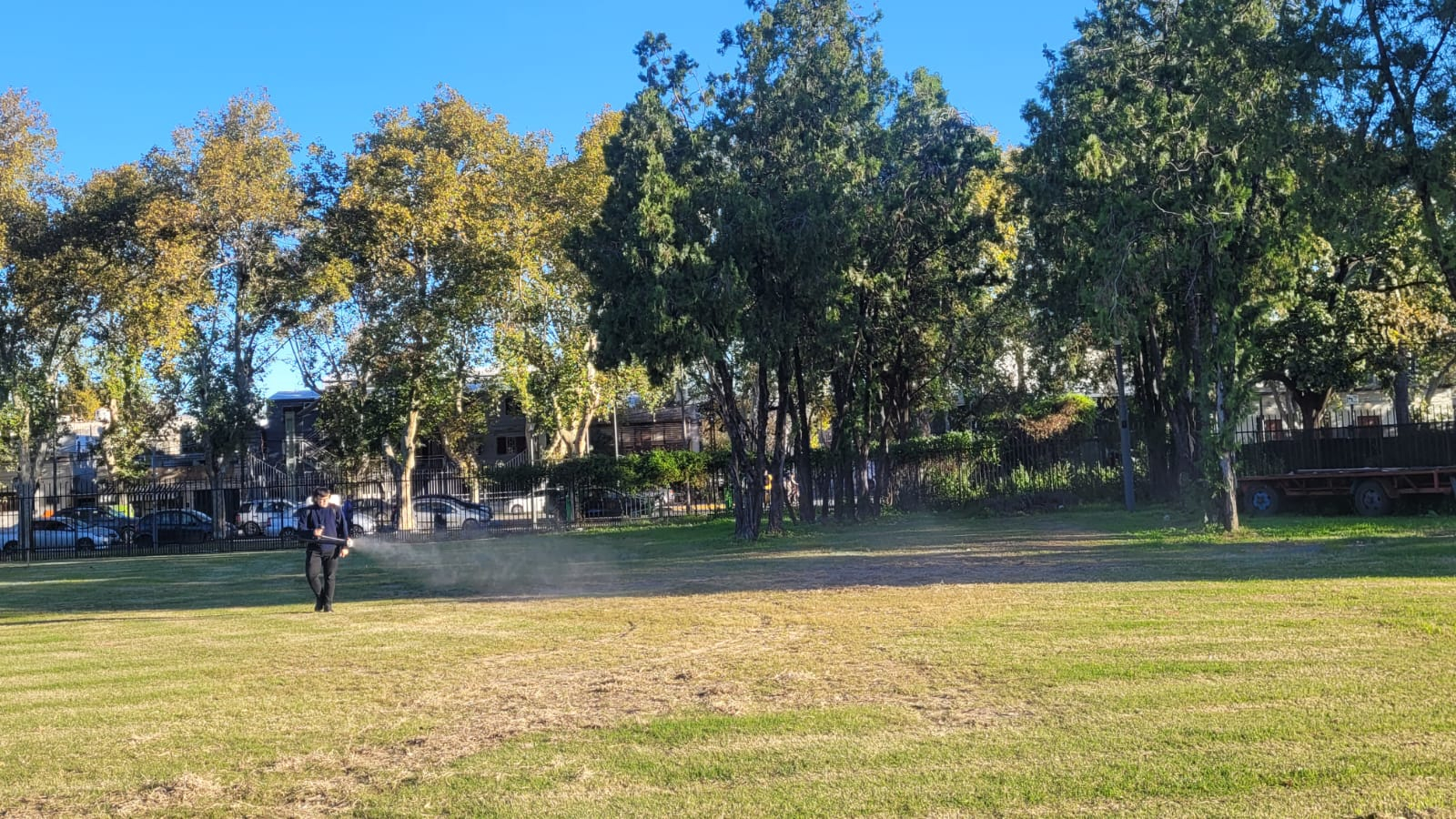 El municipio refuerza los operativos de fumigación en el parque de la ...