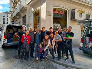 El equipo de El Rayo en su última gira por Europa.
